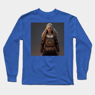 Viking Shield Maiden Long Sleeve T-Shirt